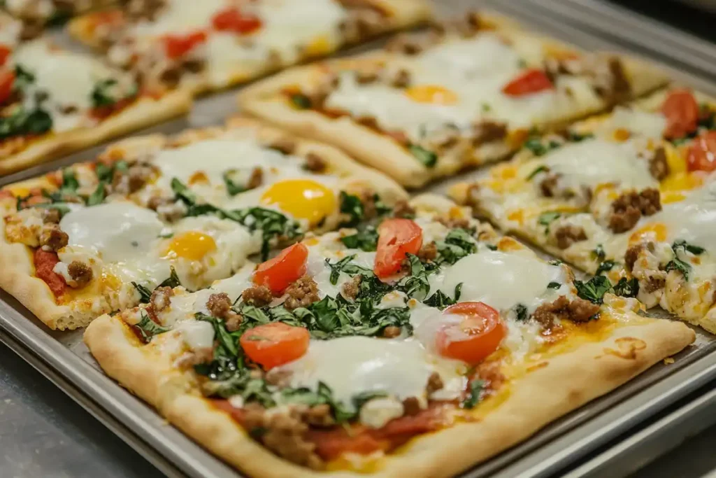 Breakfast Pizza for Schools