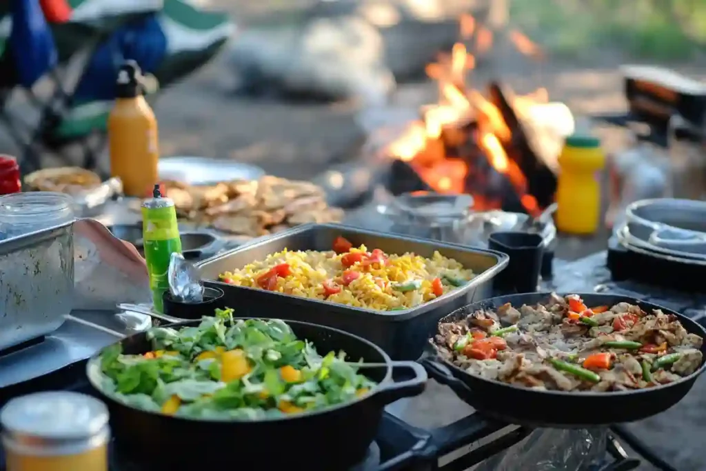 Camping dinner ideas outdoors