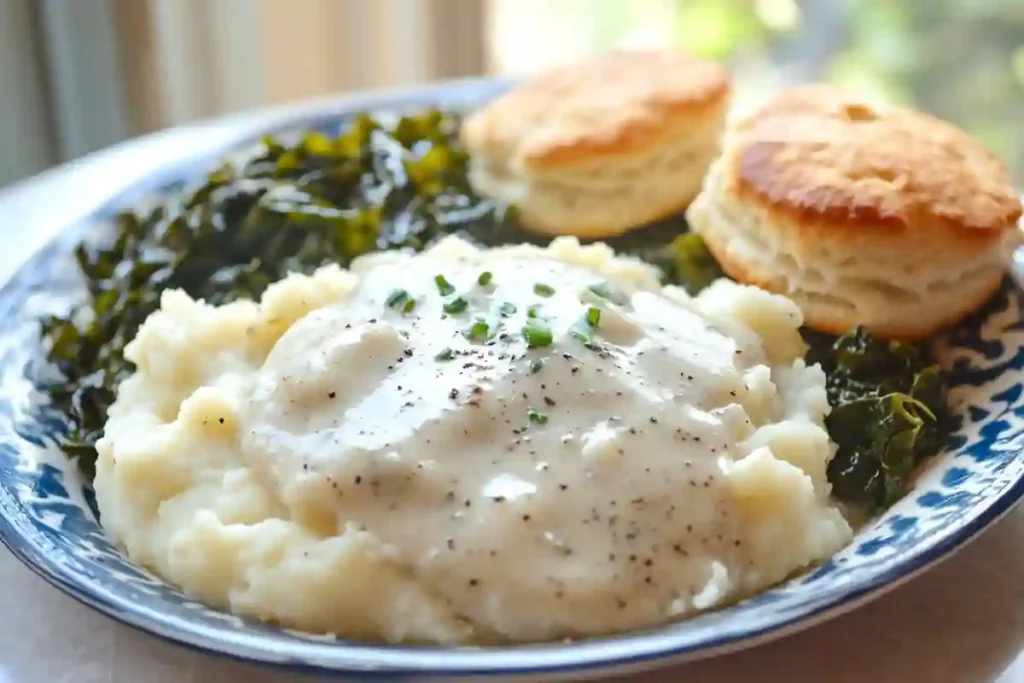 Mashed Potatoes and Gravy Side Dish