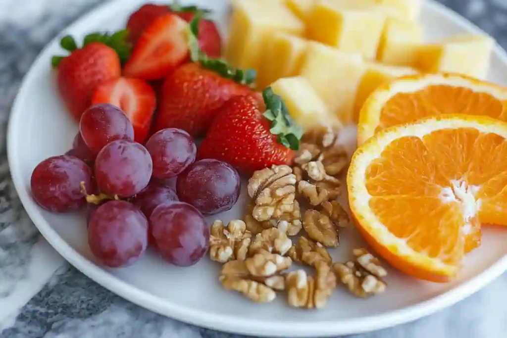 Benefits of fruits at lunch