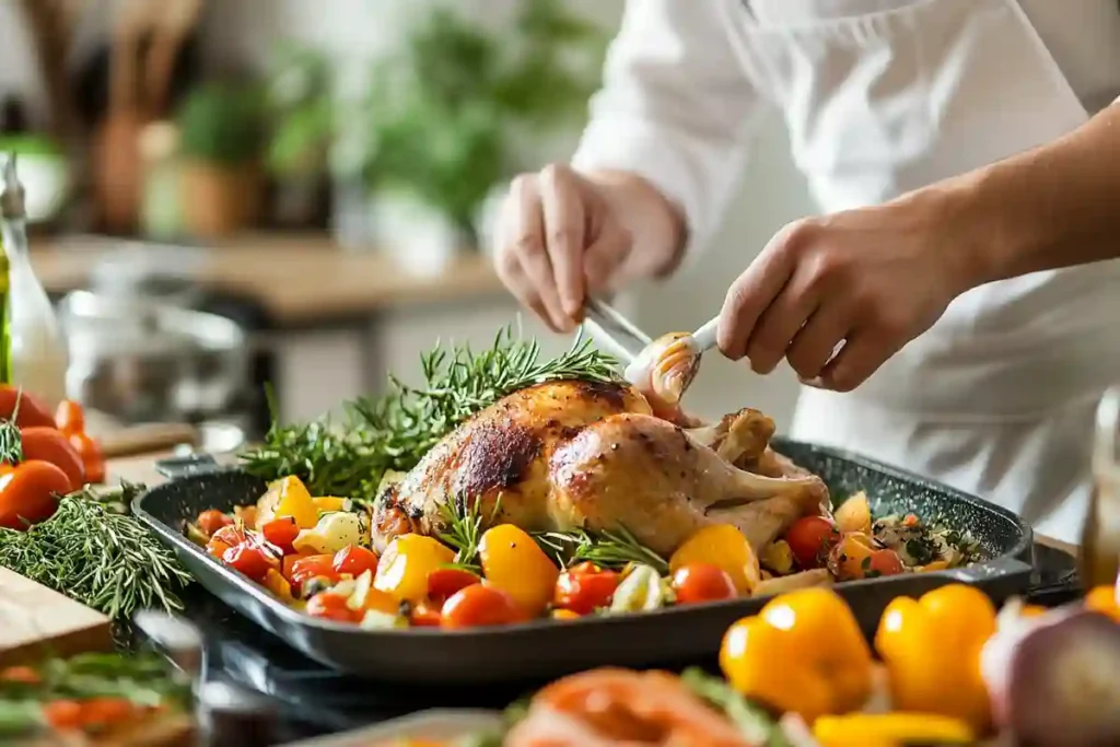 Preparing a Fancy Dinner at Home