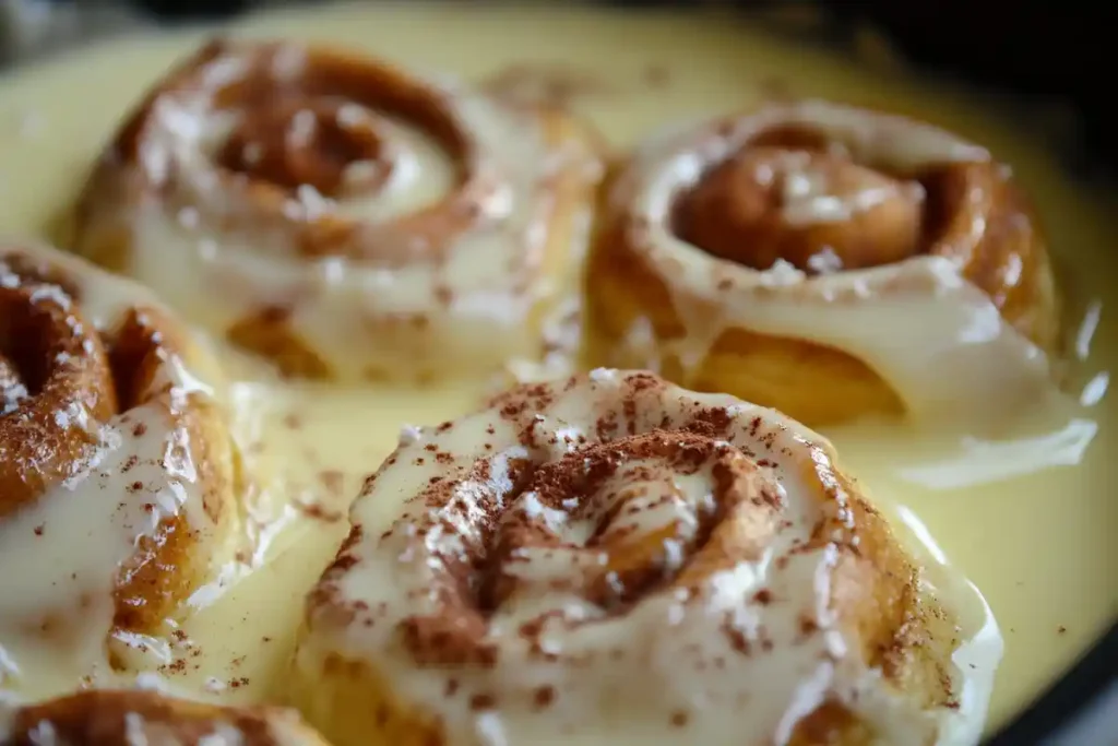 Custard for Cinnamon Roll Toast