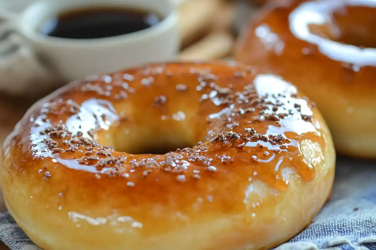 French Toast Bagel with maple