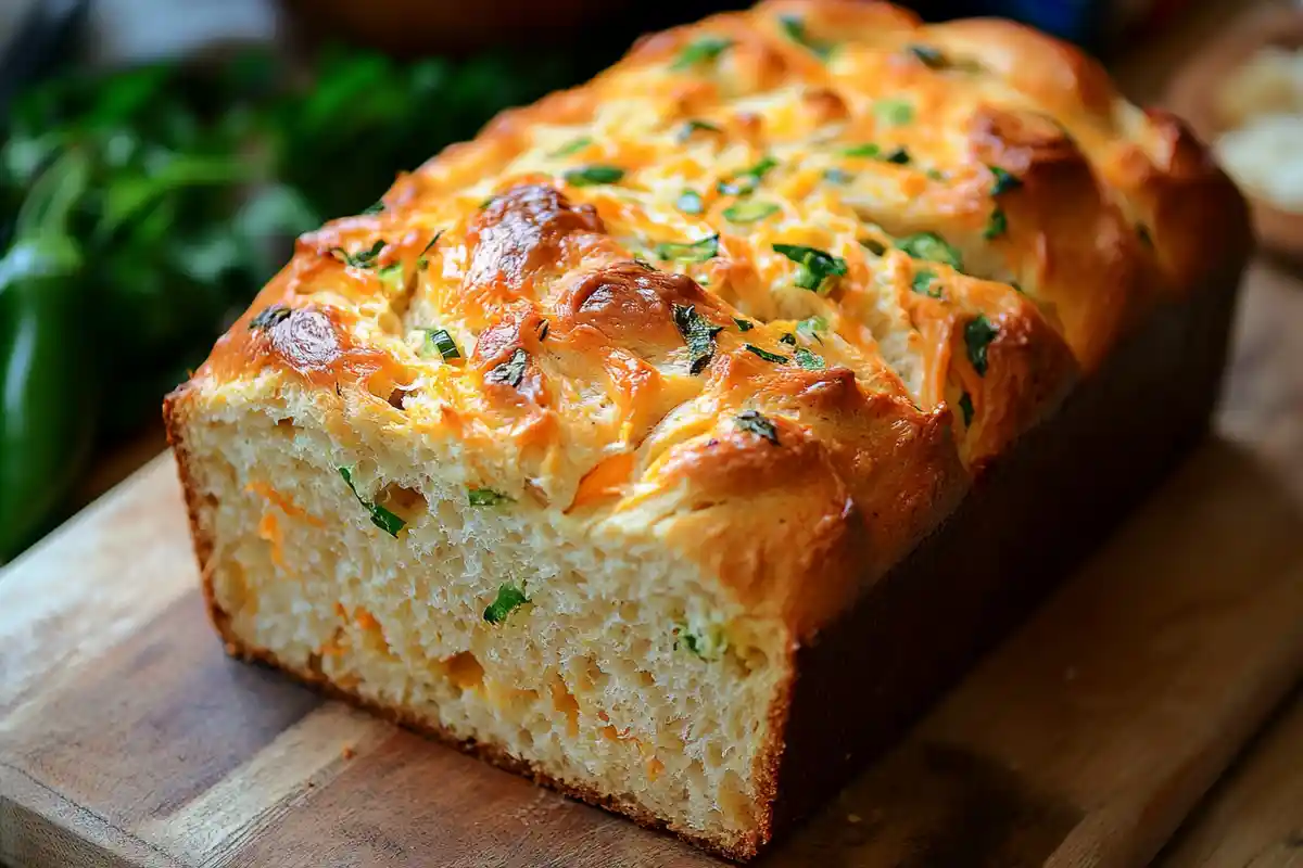 vegan jalapeno cheddar artisan bread
