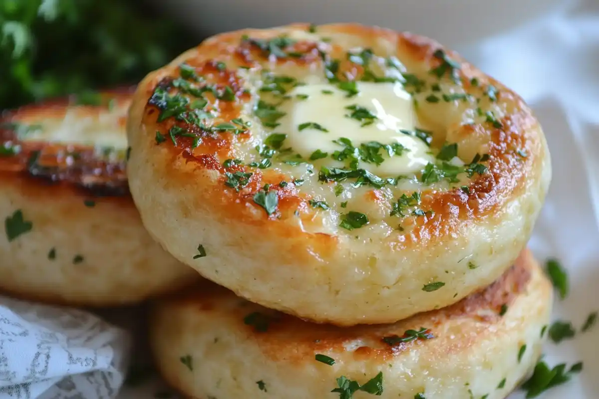 English Muffin Garlic Bread