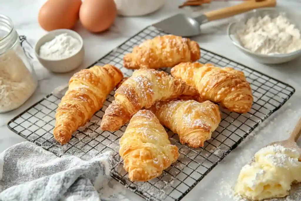 Italian Breakfast homemade cornetti	