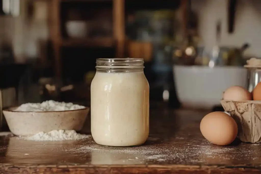 Kefir jar for baking