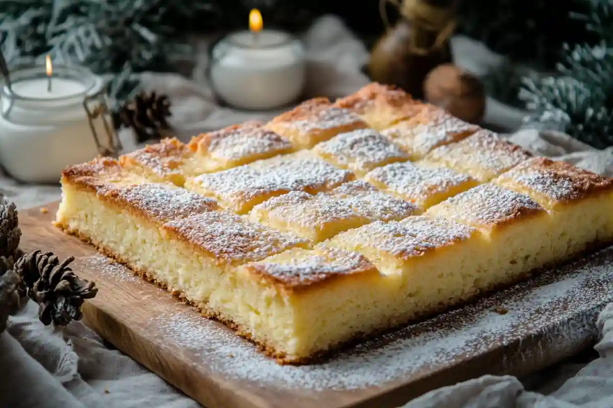 Moist kefir sheet cake