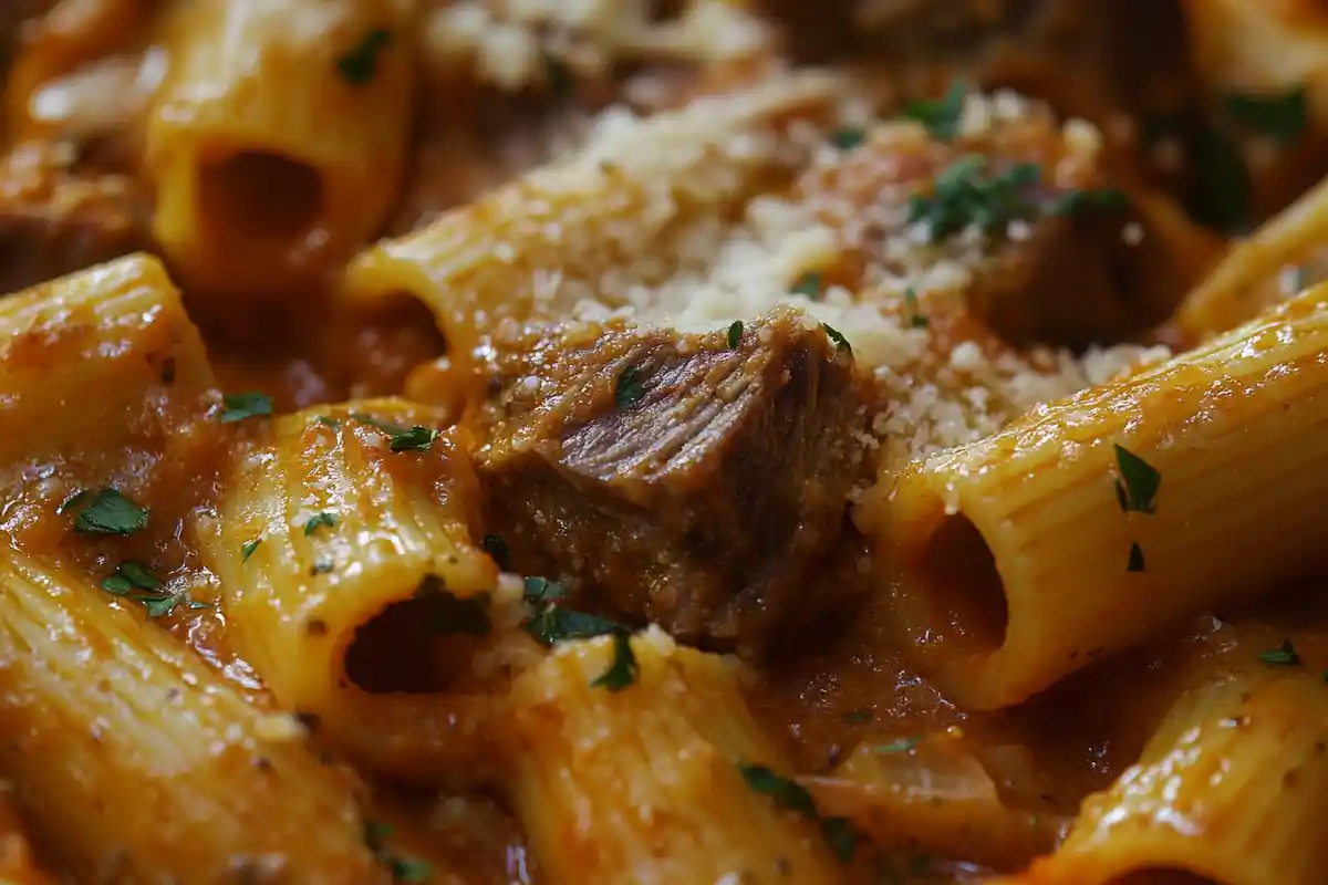 Rigatoni Alla Grassa pasta dish