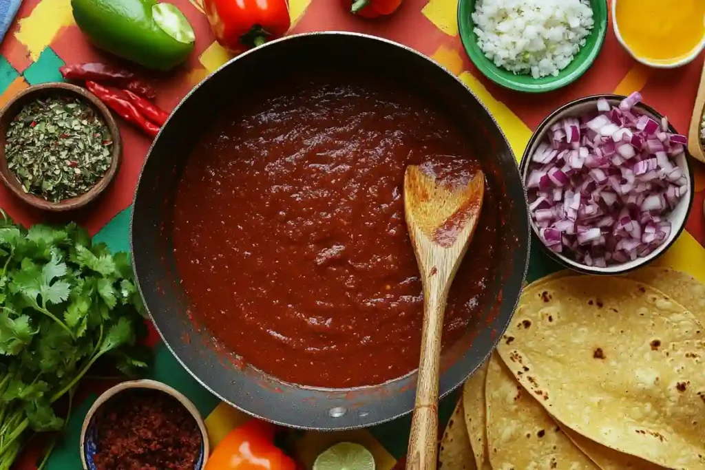 Making Boulders Enchilada sauce