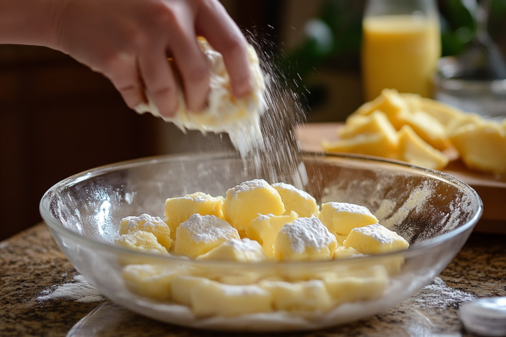 Preparing Hawaiian rolls for French toast