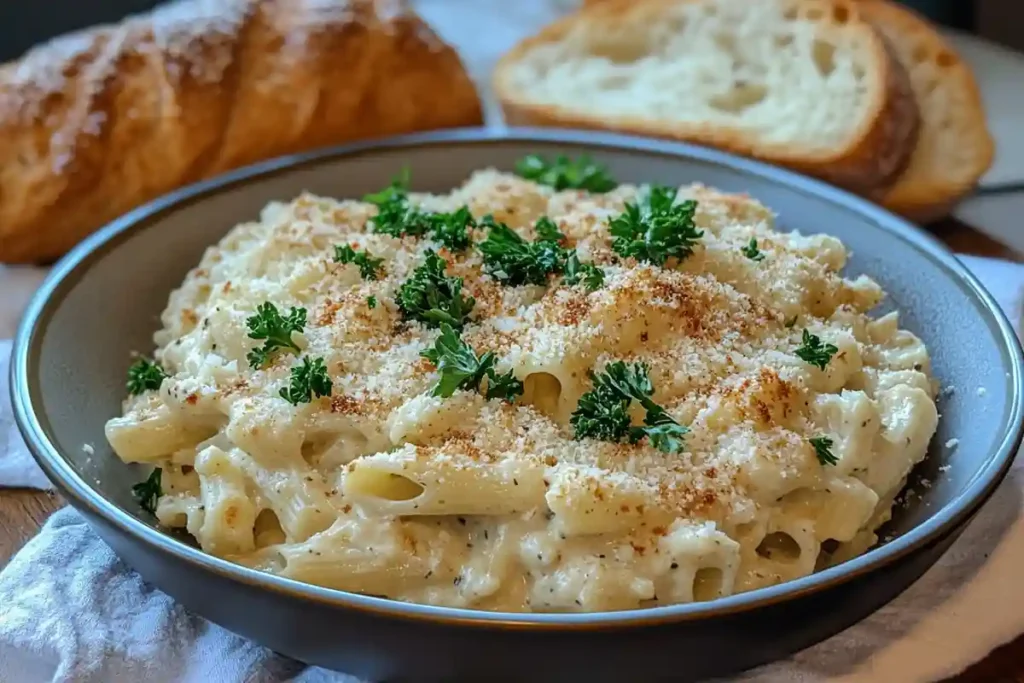 Served Rigatoni Alla Grassa