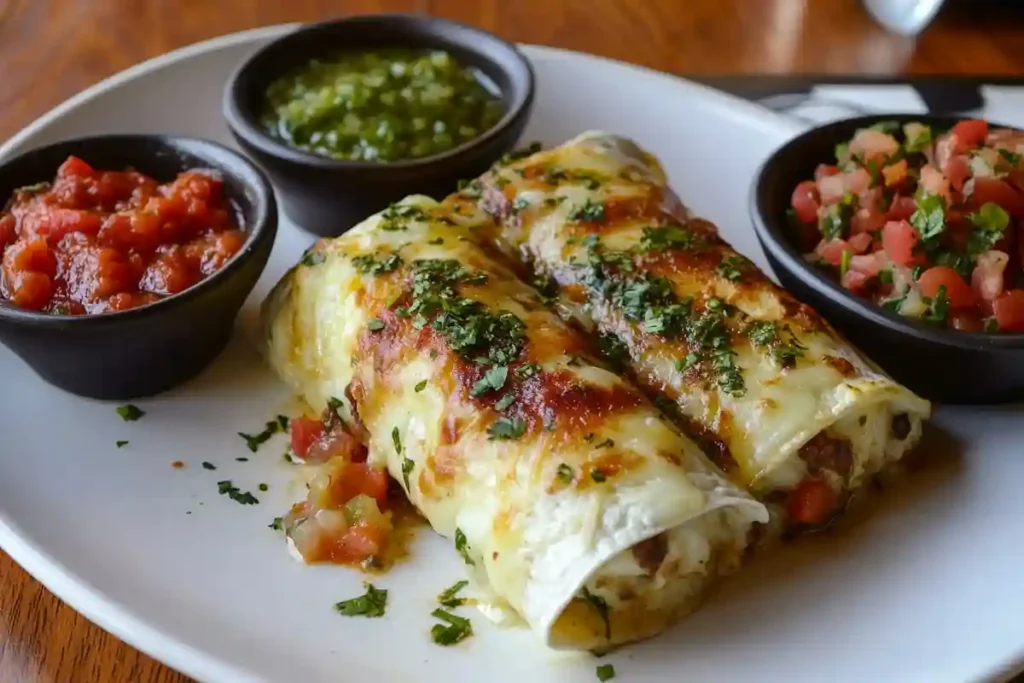 Boulders Enchilada with salsa