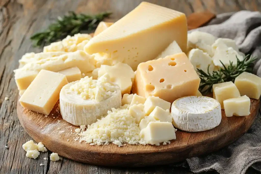 Different cheeses for Chicken Parmesan Alfredo sauce